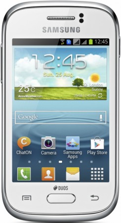 Samsung Galaxy Young S6310 -Фотография телефона. Photo Samsung Galaxy Young S6310