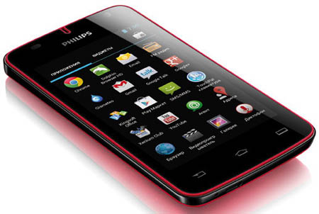 Philips W536: Android смартфон с хорошим аккумулятором